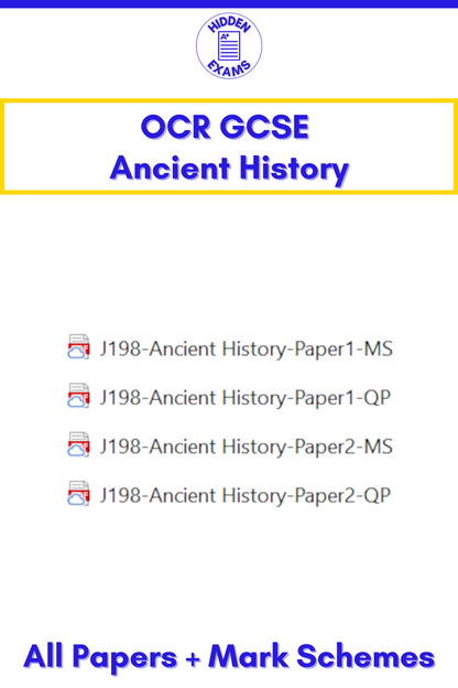 2024 OCR GCSE Papers & Mark Schemes (Set)