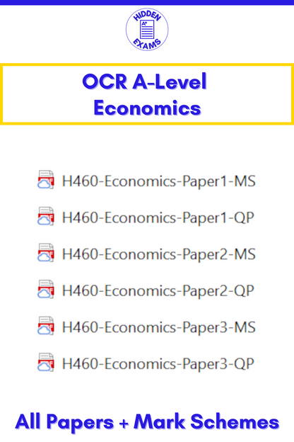 2024 OCR A-Level Economics Papers & Mark Schemes