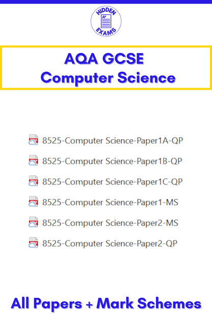 2024 AQA GCSE Computer Science Papers & Mark Schemes