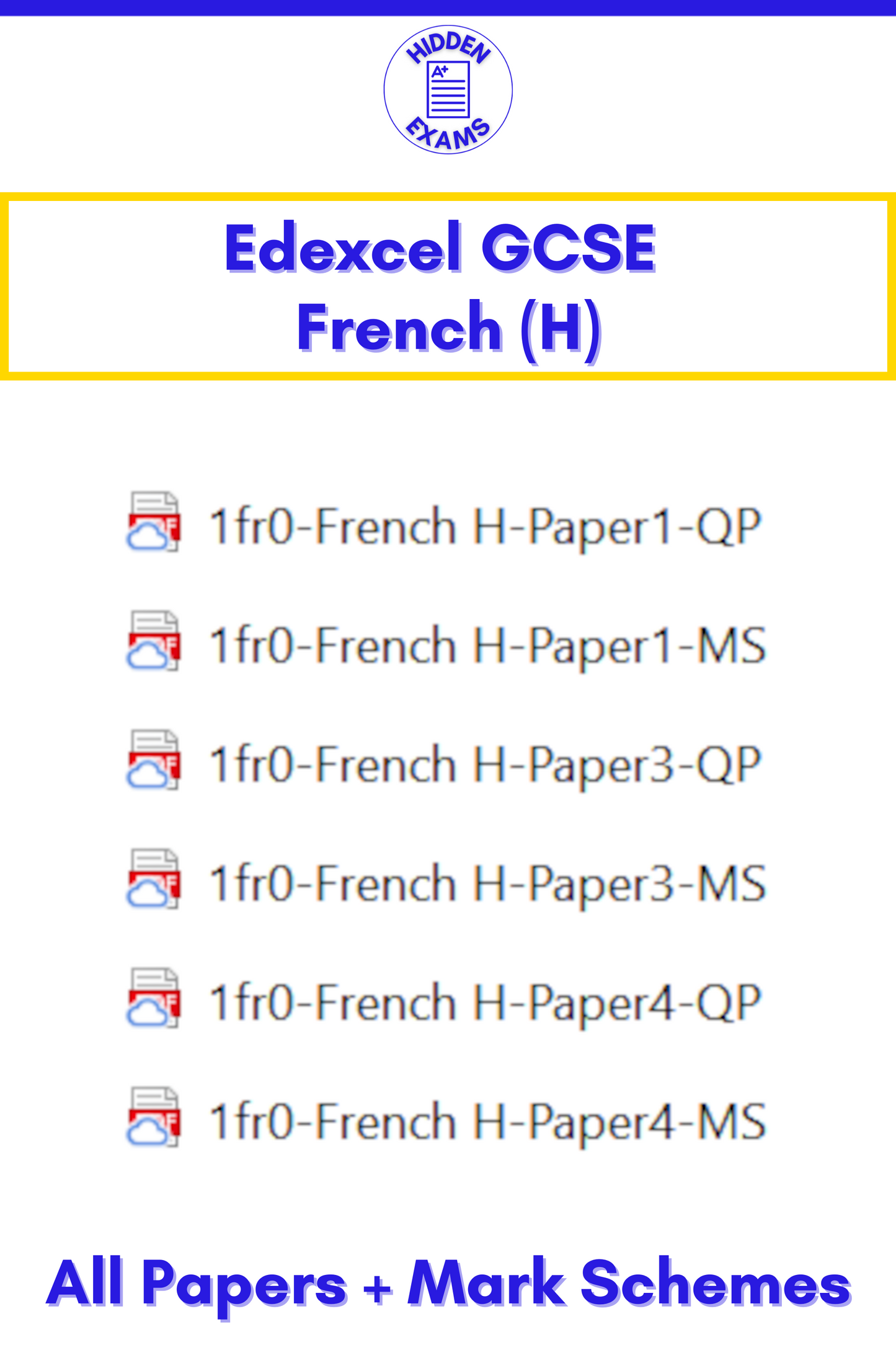 2024 Edexcel GCSE Papers & Mark Schemes (Set)