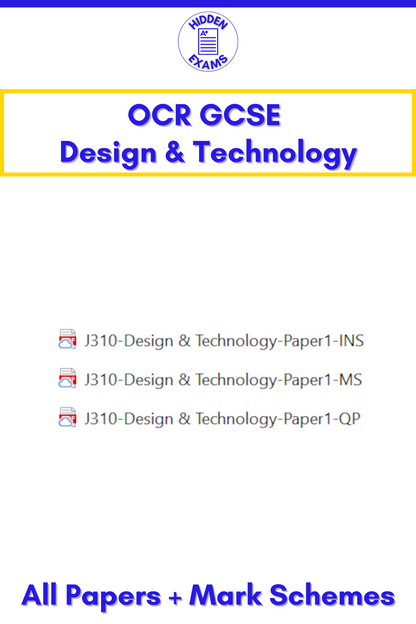 2024 OCR GCSE Papers & Mark Schemes (Set)