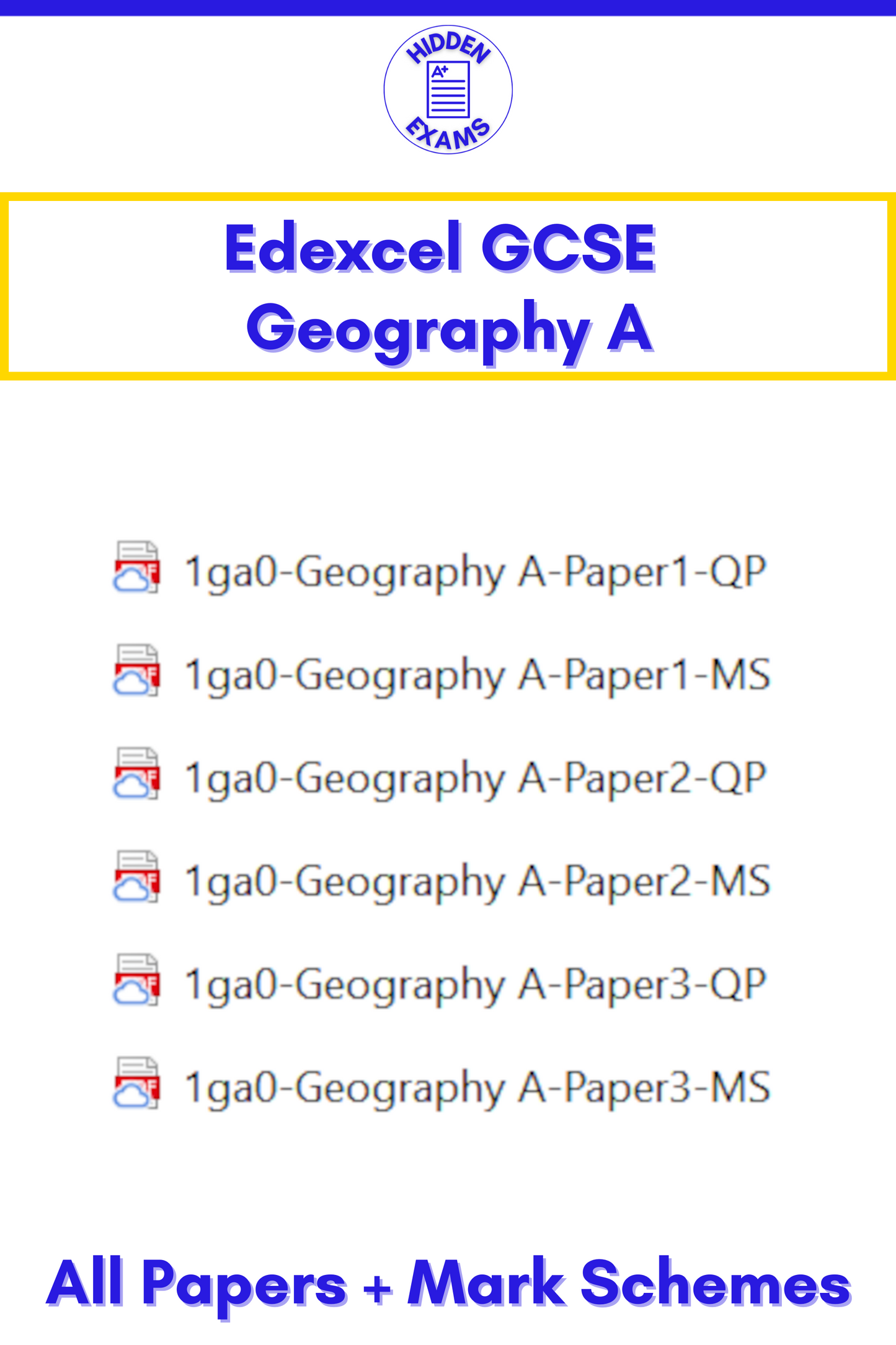 2024 Edexcel GCSE Papers & Mark Schemes (Set)