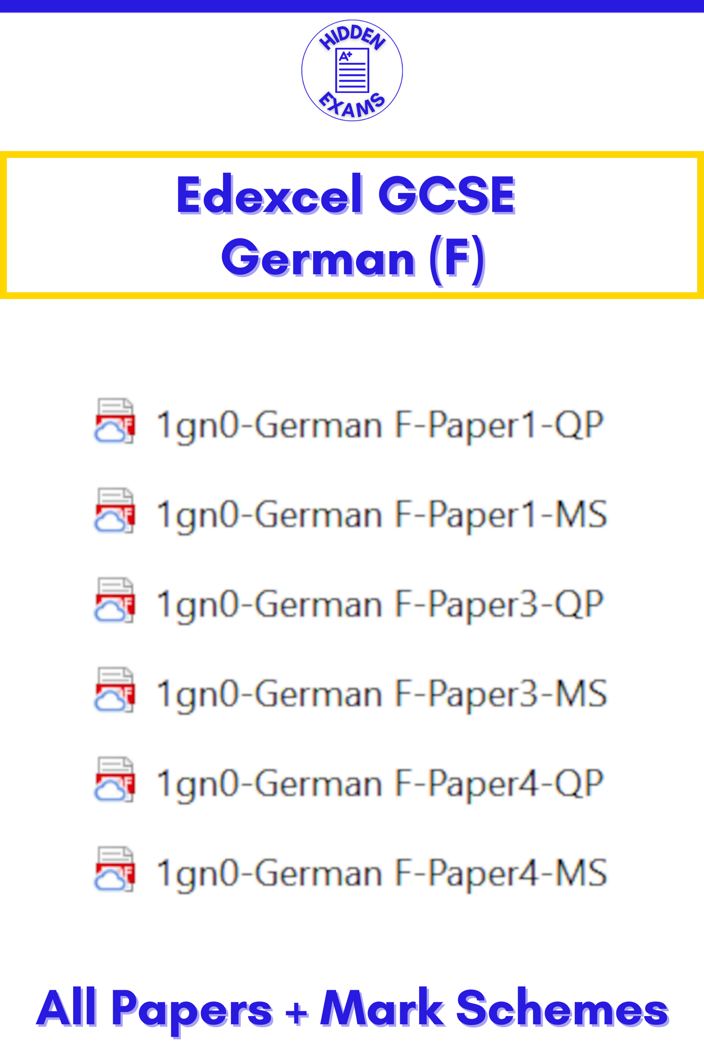 2024 Edexcel GCSE Papers & Mark Schemes (Set)