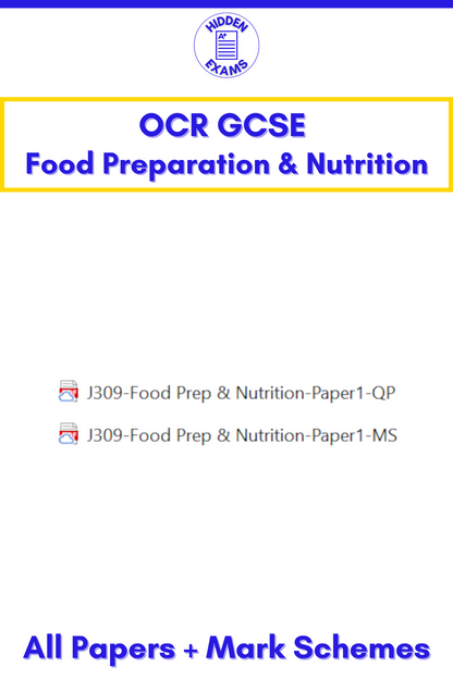 2024 OCR GCSE Papers & Mark Schemes (Set)