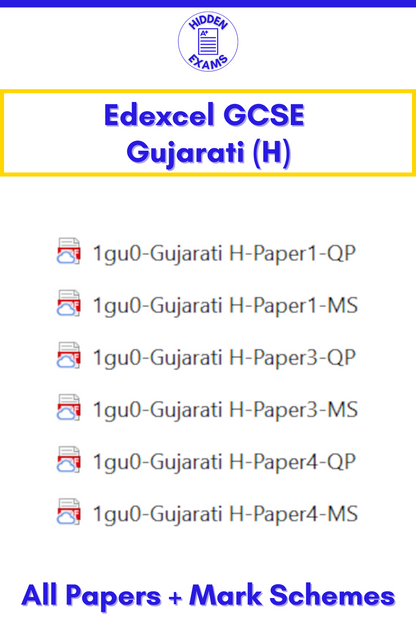 2024 Edexcel GCSE Papers & Mark Schemes (Set)