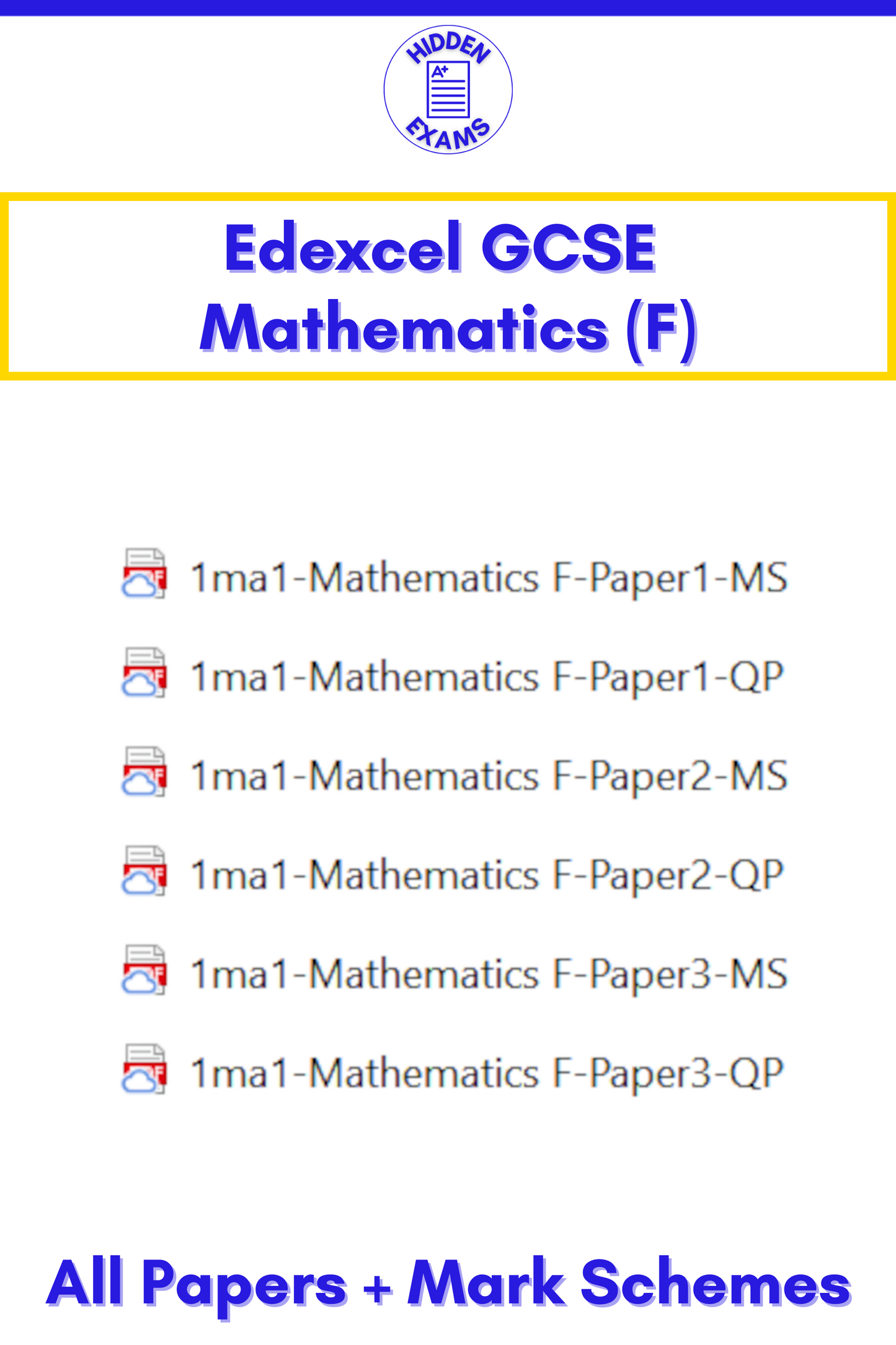 2024 Edexcel GCSE Papers & Mark Schemes (Set)