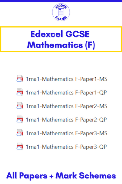 2024 Edexcel GCSE Papers & Mark Schemes (Set)