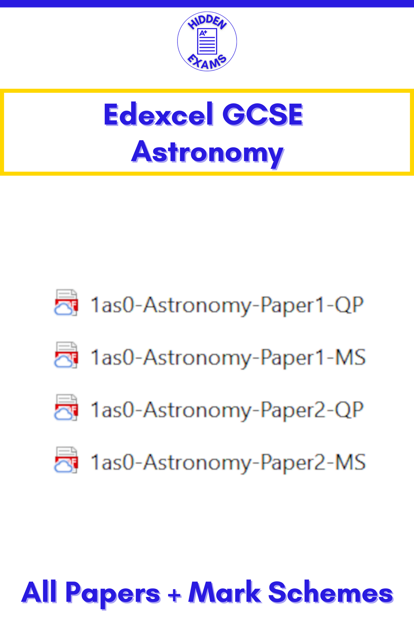 2024 Edexcel GCSE Papers & Mark Schemes (Set)