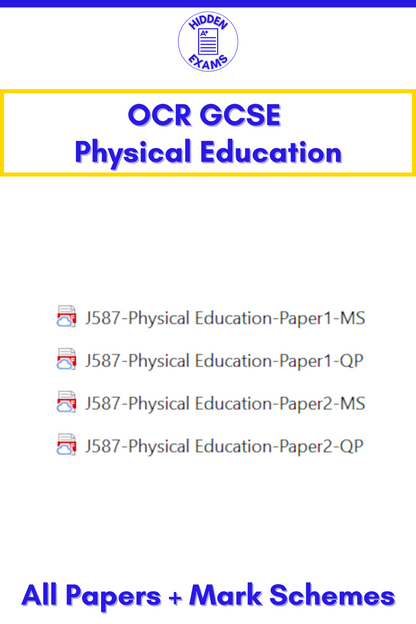 2024 OCR GCSE Papers & Mark Schemes (Set)