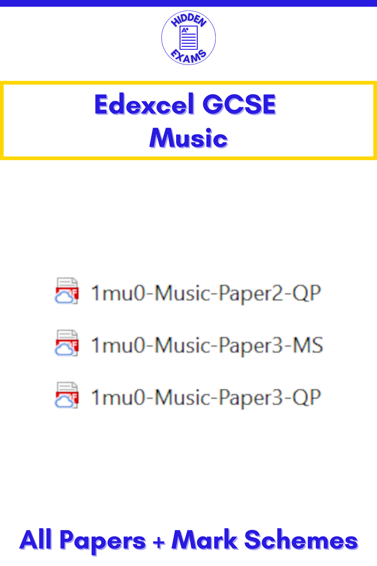 2024 Edexcel GCSE Papers & Mark Schemes (Set)