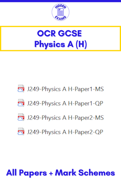 2024 OCR GCSE Papers & Mark Schemes (Set)