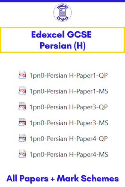 2024 Edexcel GCSE Papers & Mark Schemes (Set)