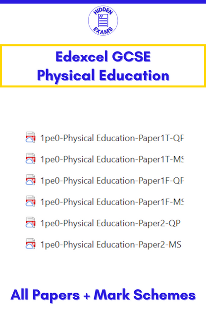 2024 Edexcel GCSE Papers & Mark Schemes (Set)