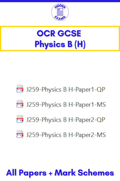 2024 OCR GCSE Papers & Mark Schemes (Set)