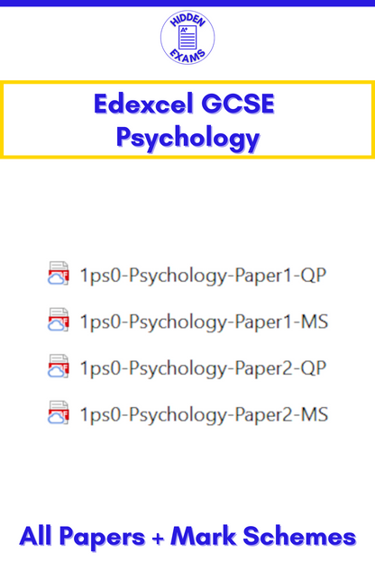 2024 Edexcel GCSE Papers & Mark Schemes (Set)