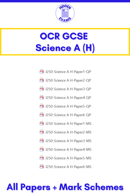 2024 OCR GCSE Papers & Mark Schemes (Set)