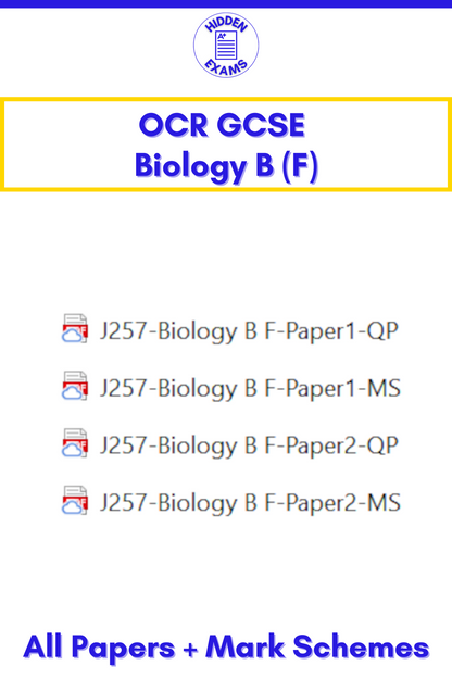 2024 OCR GCSE Papers & Mark Schemes (Set)