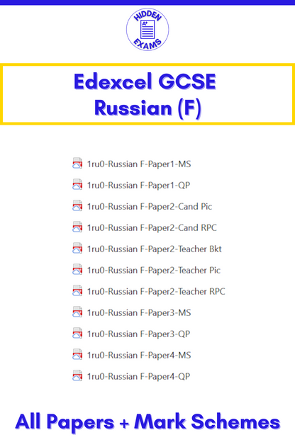 2024 Edexcel GCSE Papers & Mark Schemes (Set)