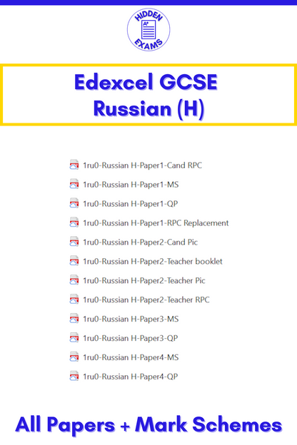 2024 Edexcel GCSE Papers & Mark Schemes (Set)