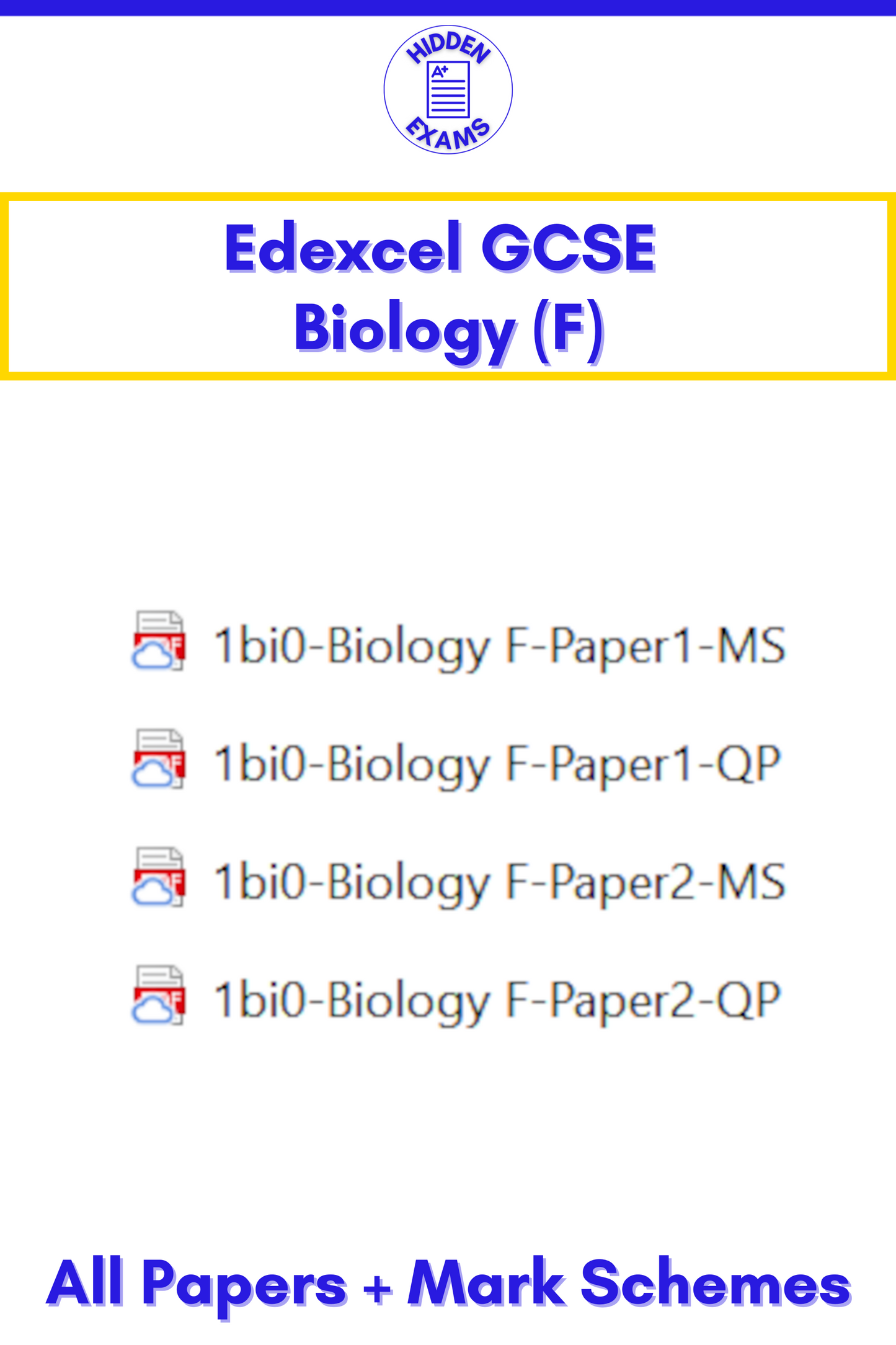 2024 Edexcel GCSE Papers & Mark Schemes (Set)