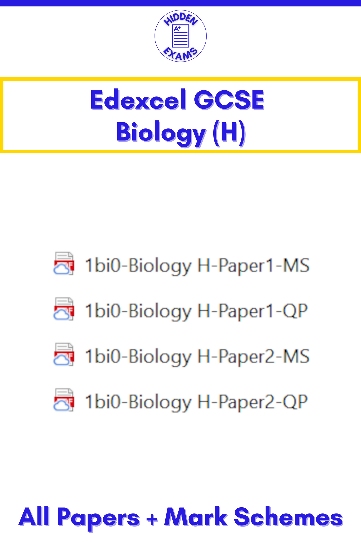 2024 Edexcel GCSE Papers & Mark Schemes (Set)