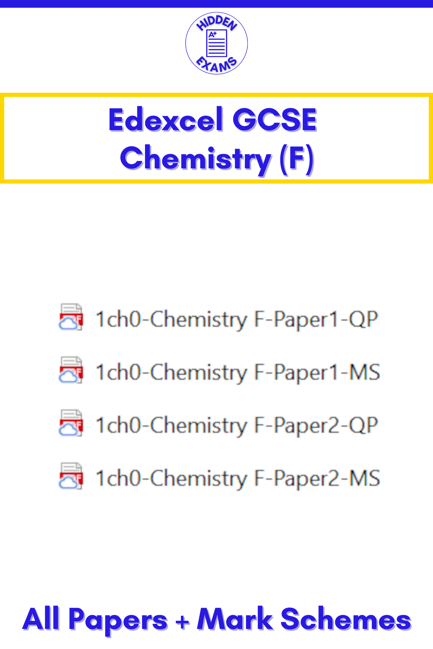 2024 Edexcel GCSE Papers & Mark Schemes (Set)