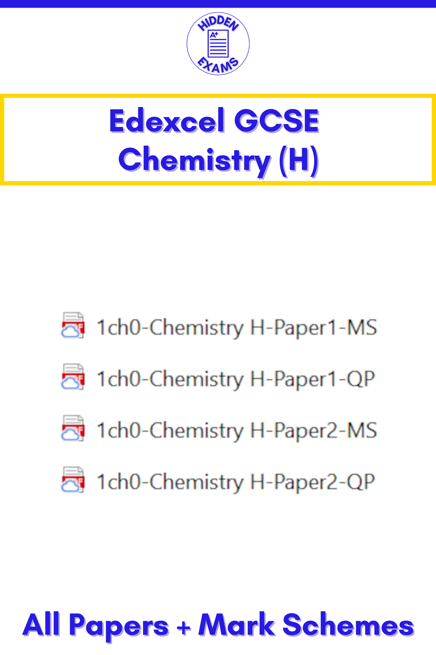 2024 Edexcel GCSE Papers & Mark Schemes (Set)