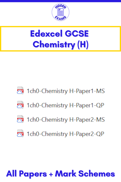 2024 Edexcel GCSE Papers & Mark Schemes (Set)