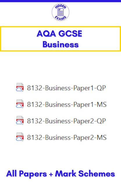 2024 AQA GCSE Business Papers & Mark Schemes