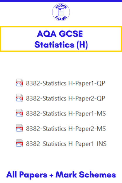 2024 AQA GCSE Statistics Papers & Mark Schemes