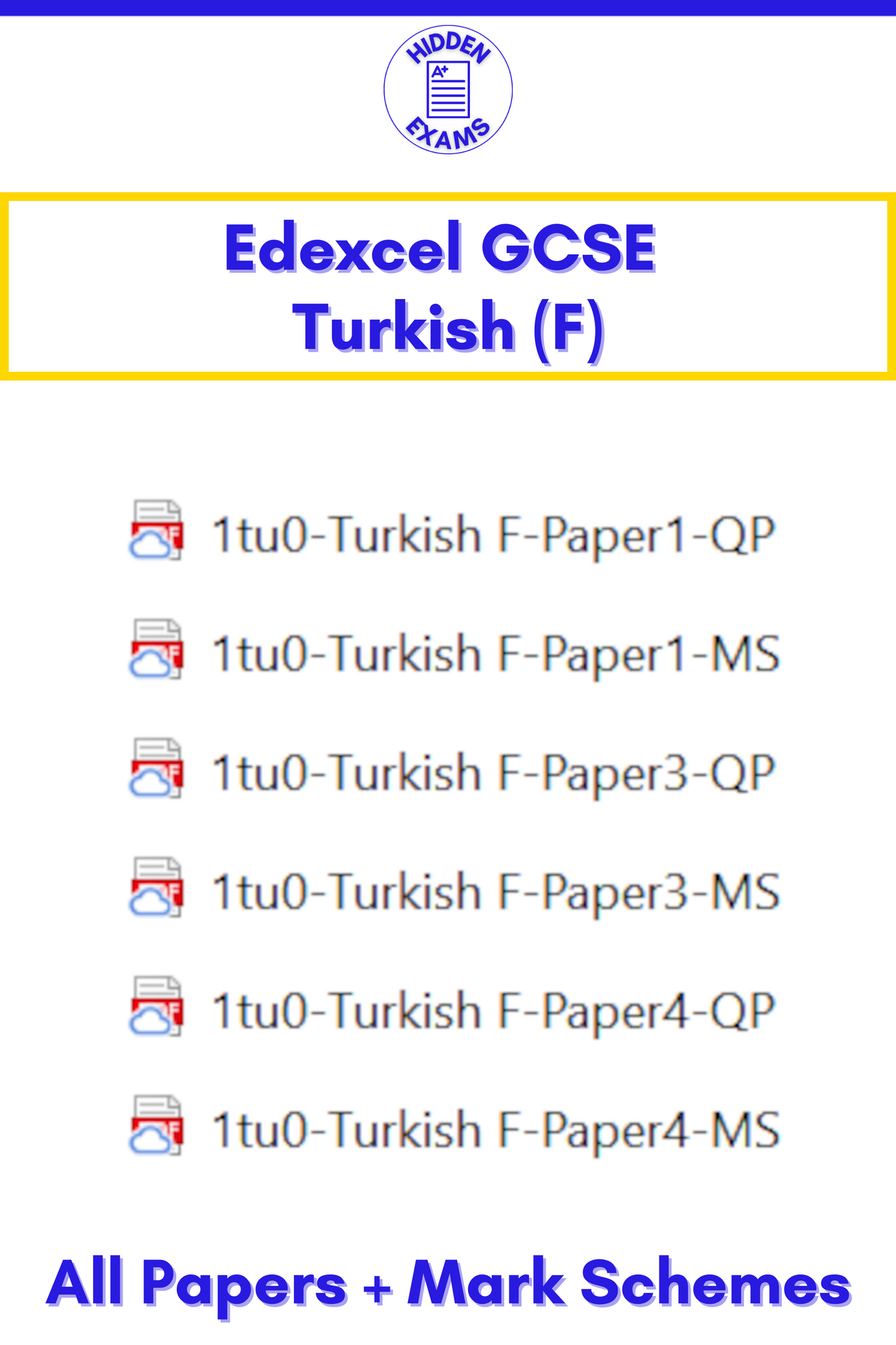 2024 Edexcel GCSE Papers & Mark Schemes (Set)