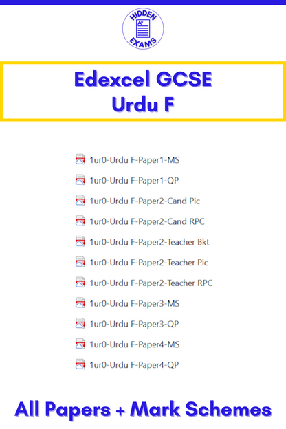 2024 Edexcel GCSE Papers & Mark Schemes (Set)