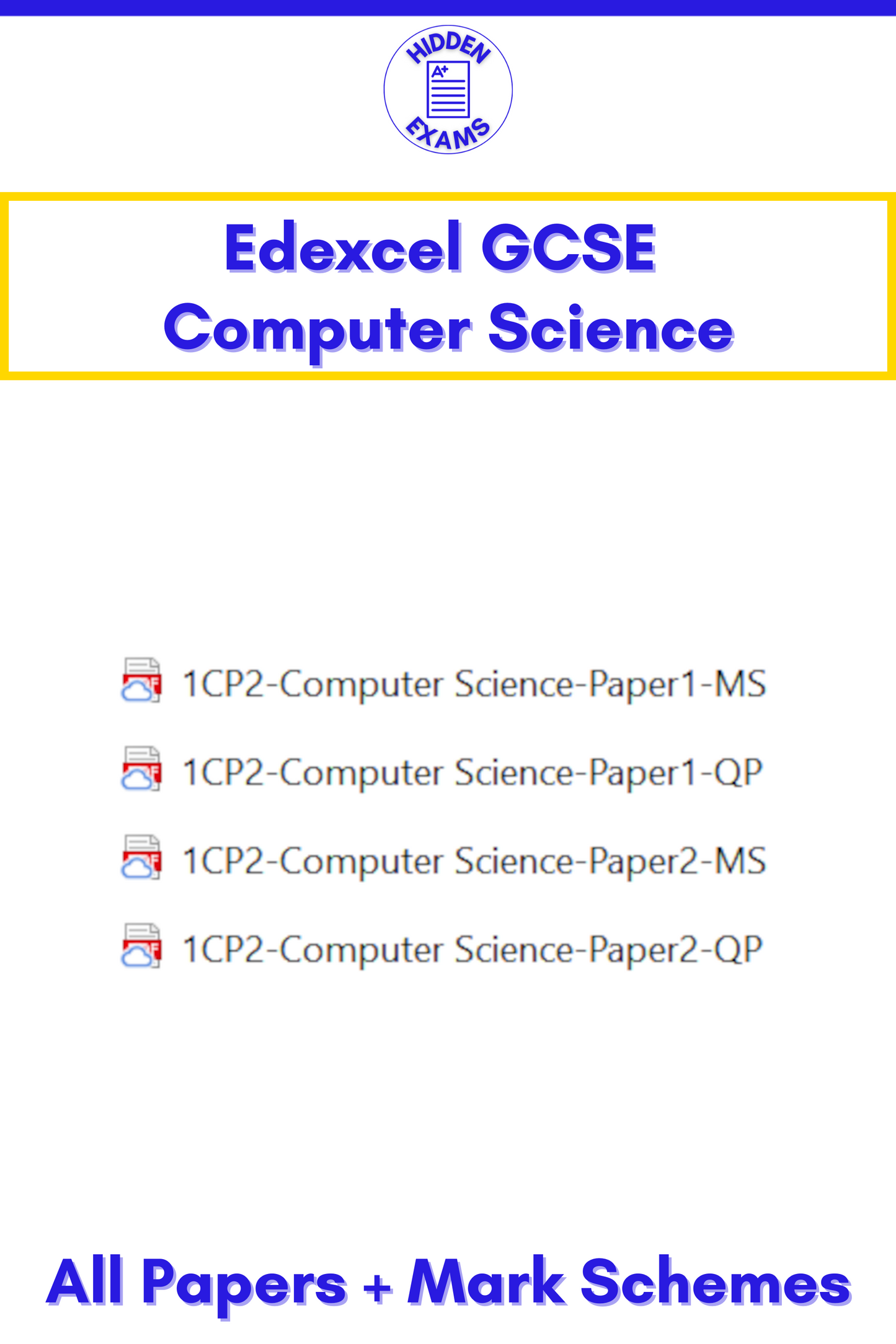 2024 Edexcel GCSE Papers & Mark Schemes (Set)