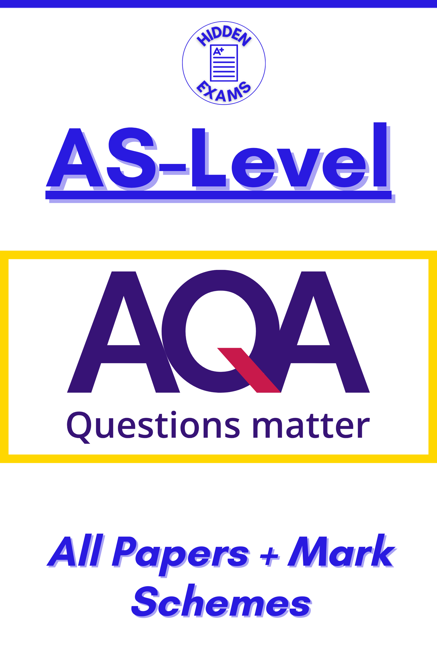 2024 AQA AS-Level Papers & Mark Schemes