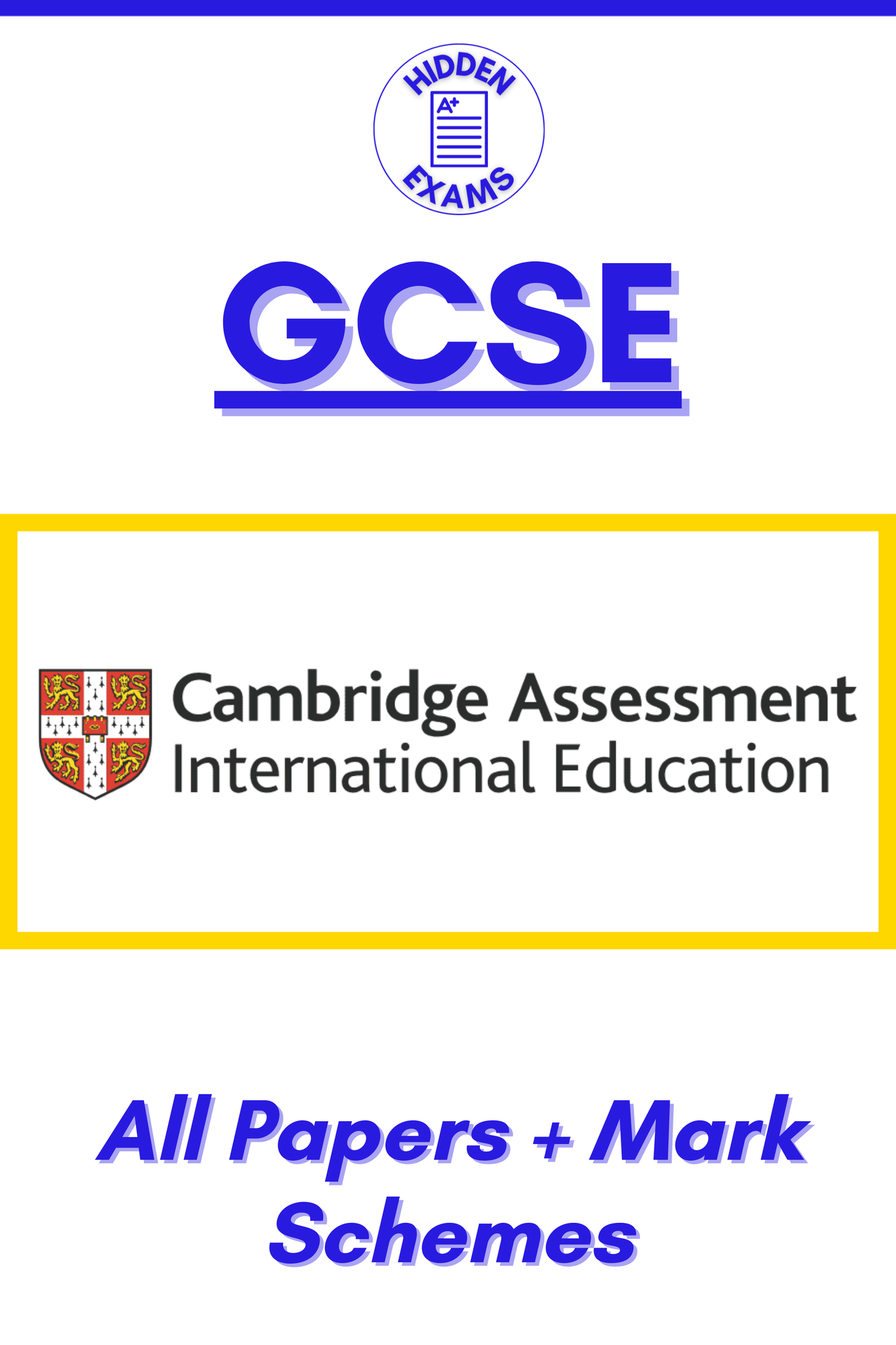 2024 Cambridge International (CIE) GCSE Papers & Mark Schemes