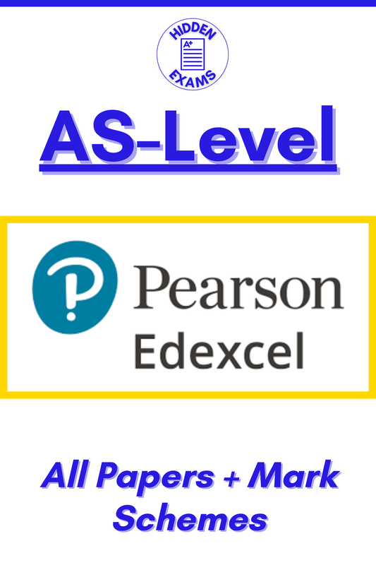 2024 Edexcel AS-Level Papers & Mark Schemes