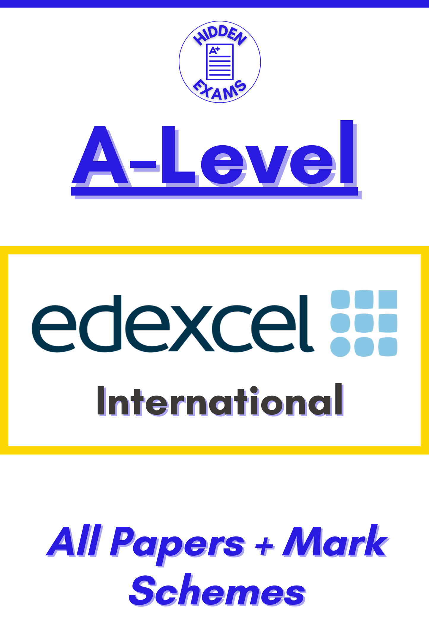 2024 Edexcel International A-Level Papers & Mark Schemes